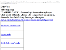 Tablet Screenshot of musik.duovisti.dk